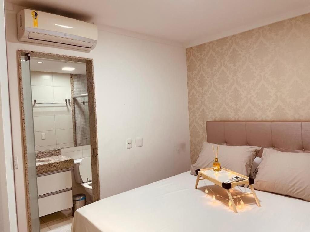 Apartamento 2 Qts.| 4 Hosp. | Ao Lado Do Goiania Shopping Exterior foto